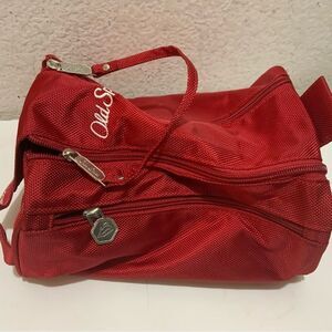New Red Old Spice Bag Toiletry Travel Dopp Case Shave Cosmetic Makeup Gift Tote